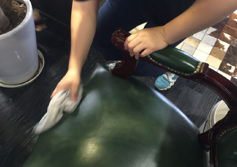 富锦市家具清洗案例